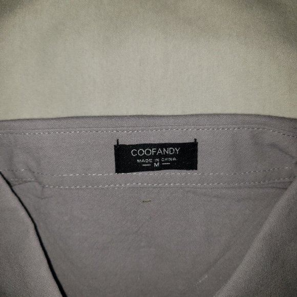 COOFANDY Men's Regular-Fit Short-Sleeve Cotton Linen Shirt Casual Button-Down - Picture 5 of 12